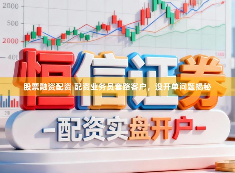 股票融资配资 配资业务员套路客户，没开单问题揭秘